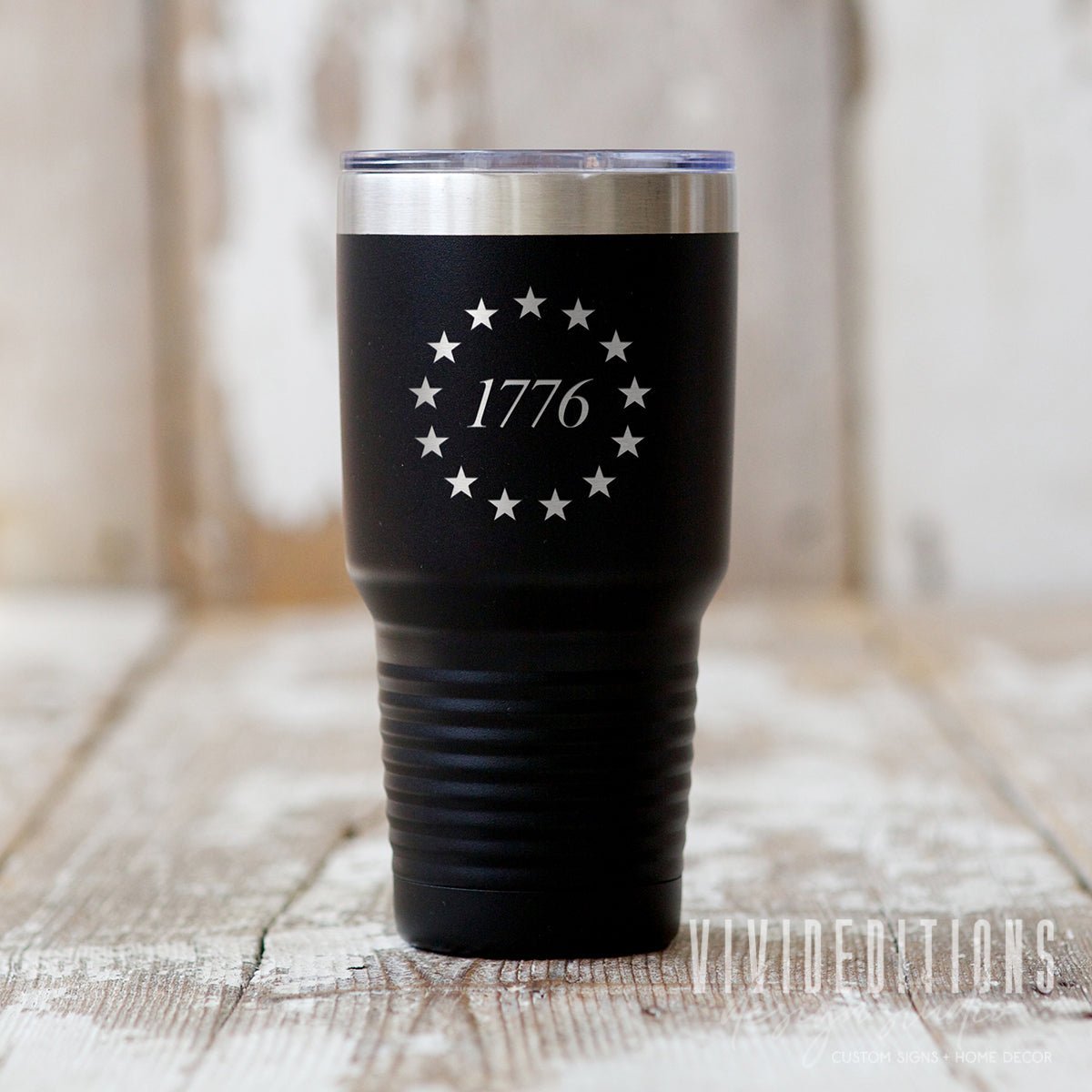 1776 Stars Patriotic Tumbler - 20oz or 30oz - Hollow Point Society - Tumblers