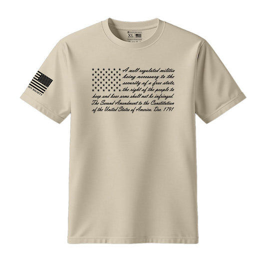 2nd Amendment American Flag T-Shirt - Hollow Point Society - T-Shirt