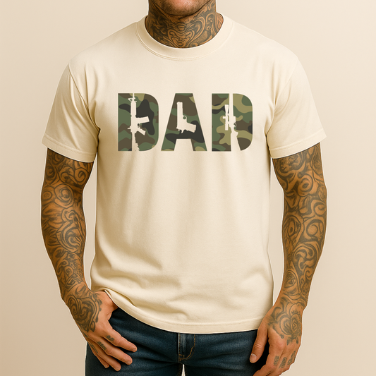 Dad 2A Camo Men's Patriotic T Shirt