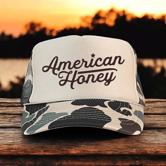American Honey Summer Country Classic Foam Trucker Hat - Hollow Point Society - Trucker Hat