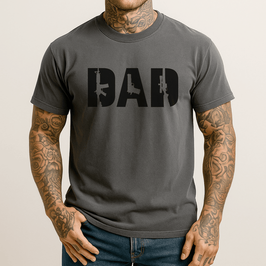 Dad 2A Men's Patriotic T Shirt - Hollow Point Society - T-Shirt