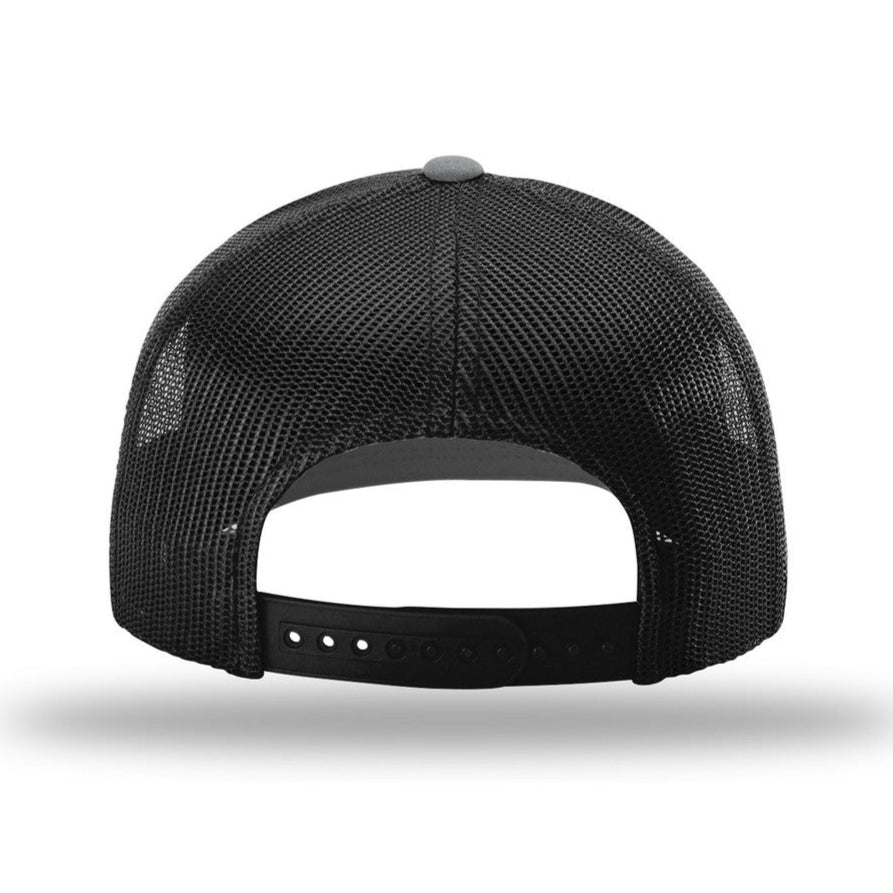 God Is Greater Than The Highs And Lows Christian SnapBack Leather Patch Hat Rectangular Blk/Silv - Hollow Point Society - Patch Hat