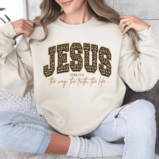 Jesus The Way the Truth The Life Women's Christian Sweater - Hollow Point Society - Sweater