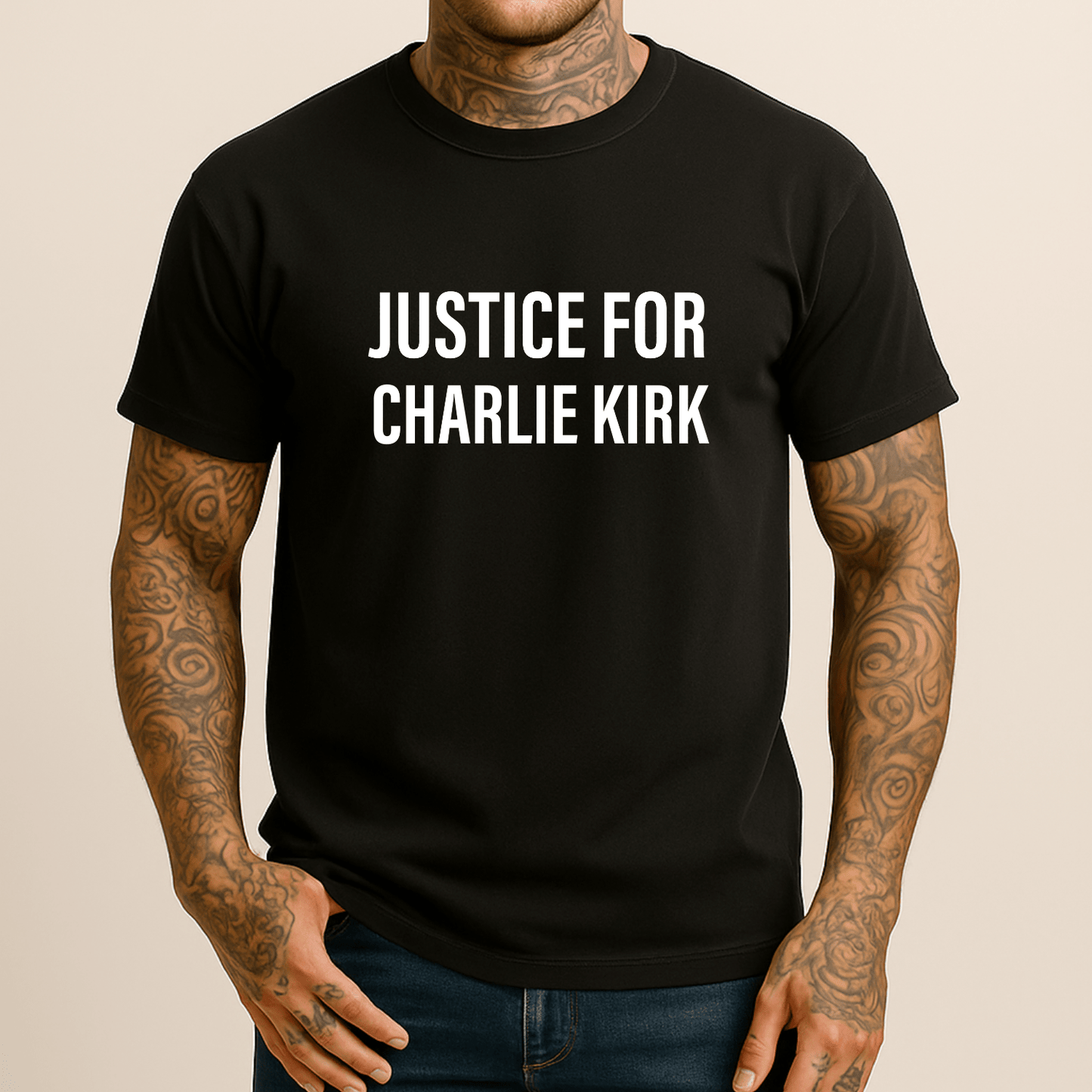 Justice for Charlie Kirk Men's Comfort Colors T-Shirt - Hollow Point Society - T-Shirt
