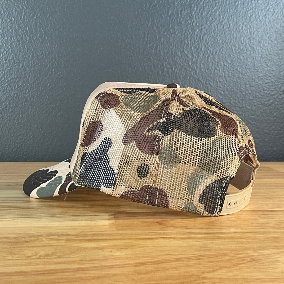 MAMA Classic Tan Camo Foam Women's Trucker Hat - Hollow Point Society - Trucker Hat