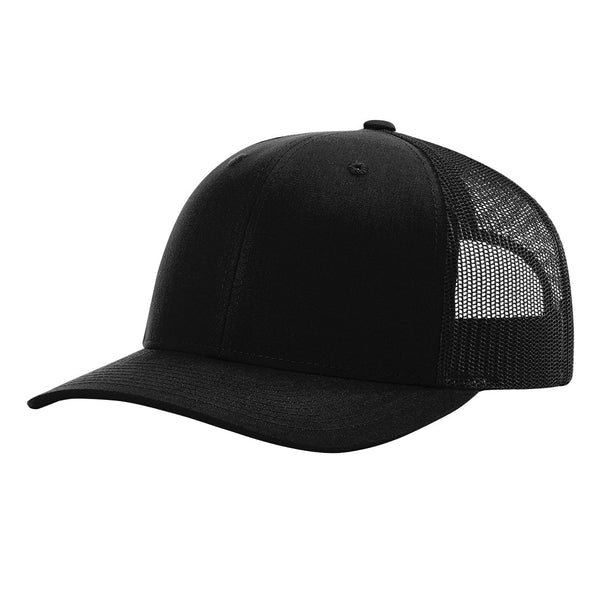 Three Nail Cross Leather Patch SnapBack Trucker Hat - Hollow Point Society - Patch Hat
