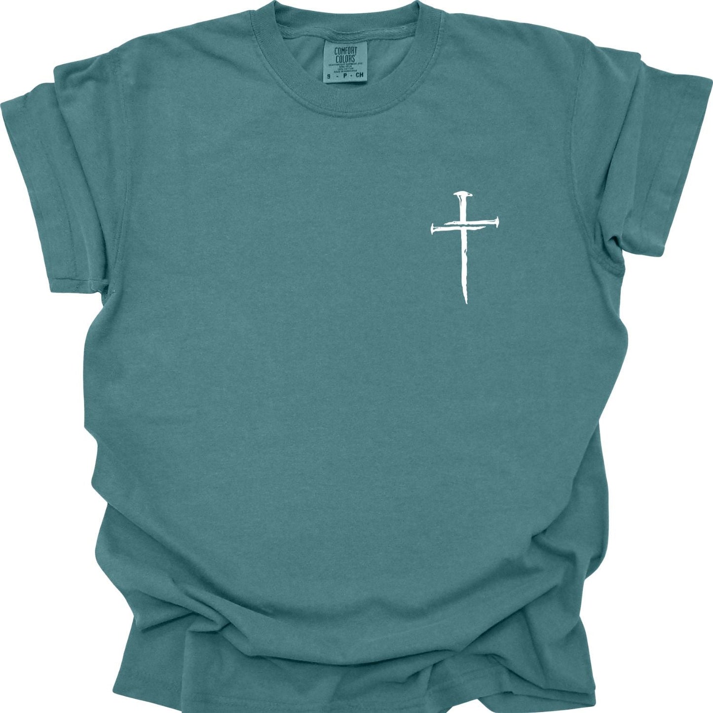 Three Nail Cross Women's Christian T Shirt (Multiple Colors) - Hollow Point Society - T-Shirt