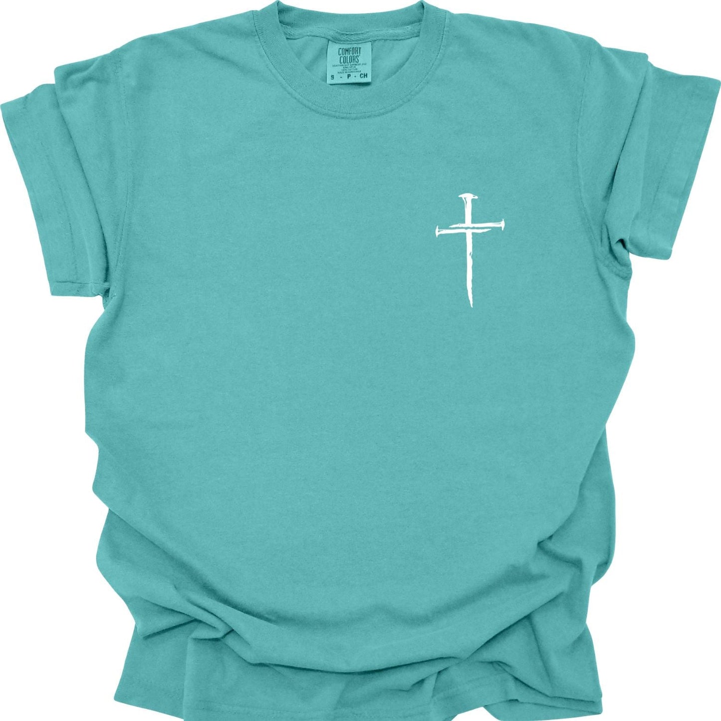 Three Nail Cross Women's Christian T Shirt (Multiple Colors) - Hollow Point Society - T-Shirt