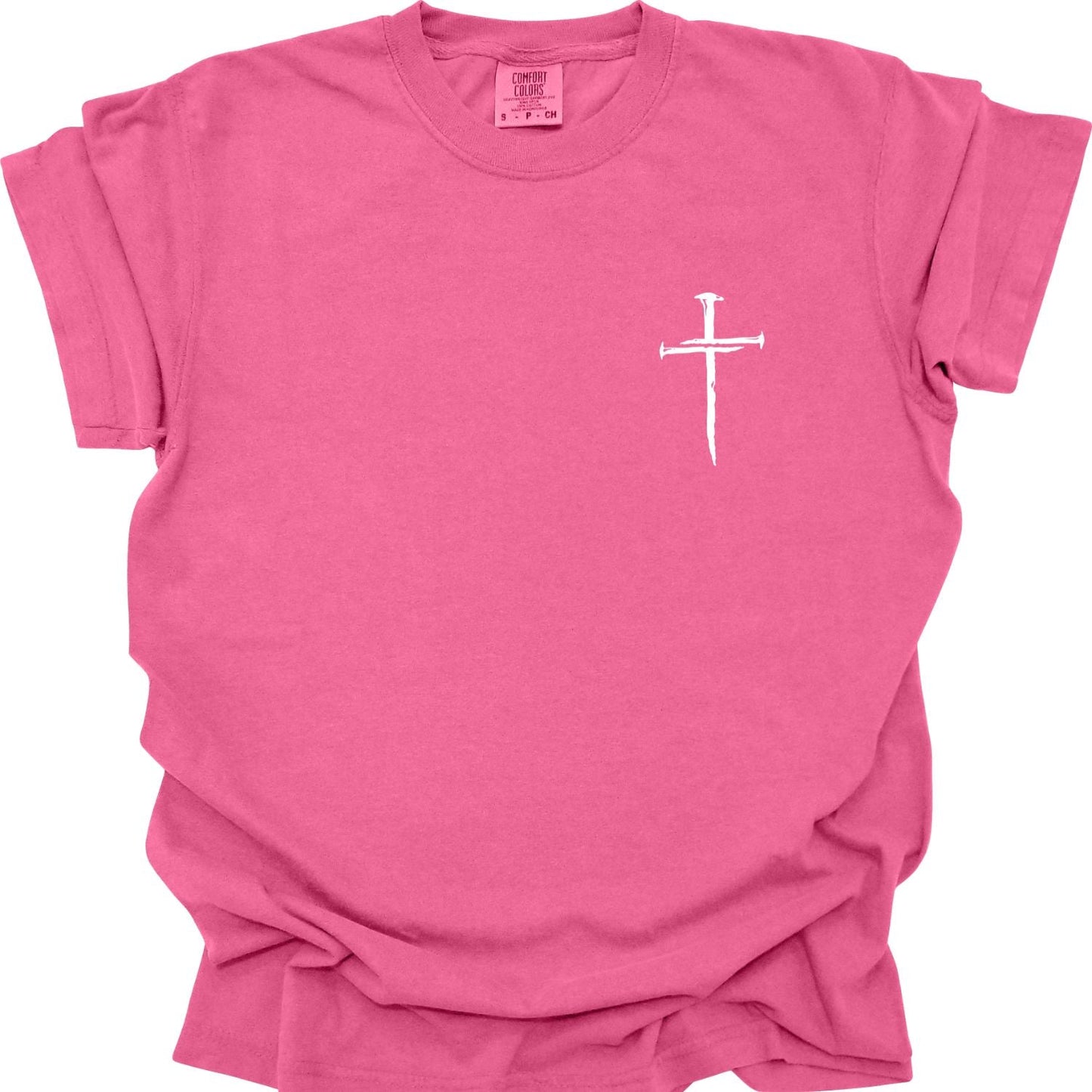 Three Nail Cross Women's Christian T Shirt (Multiple Colors) - Hollow Point Society - T-Shirt