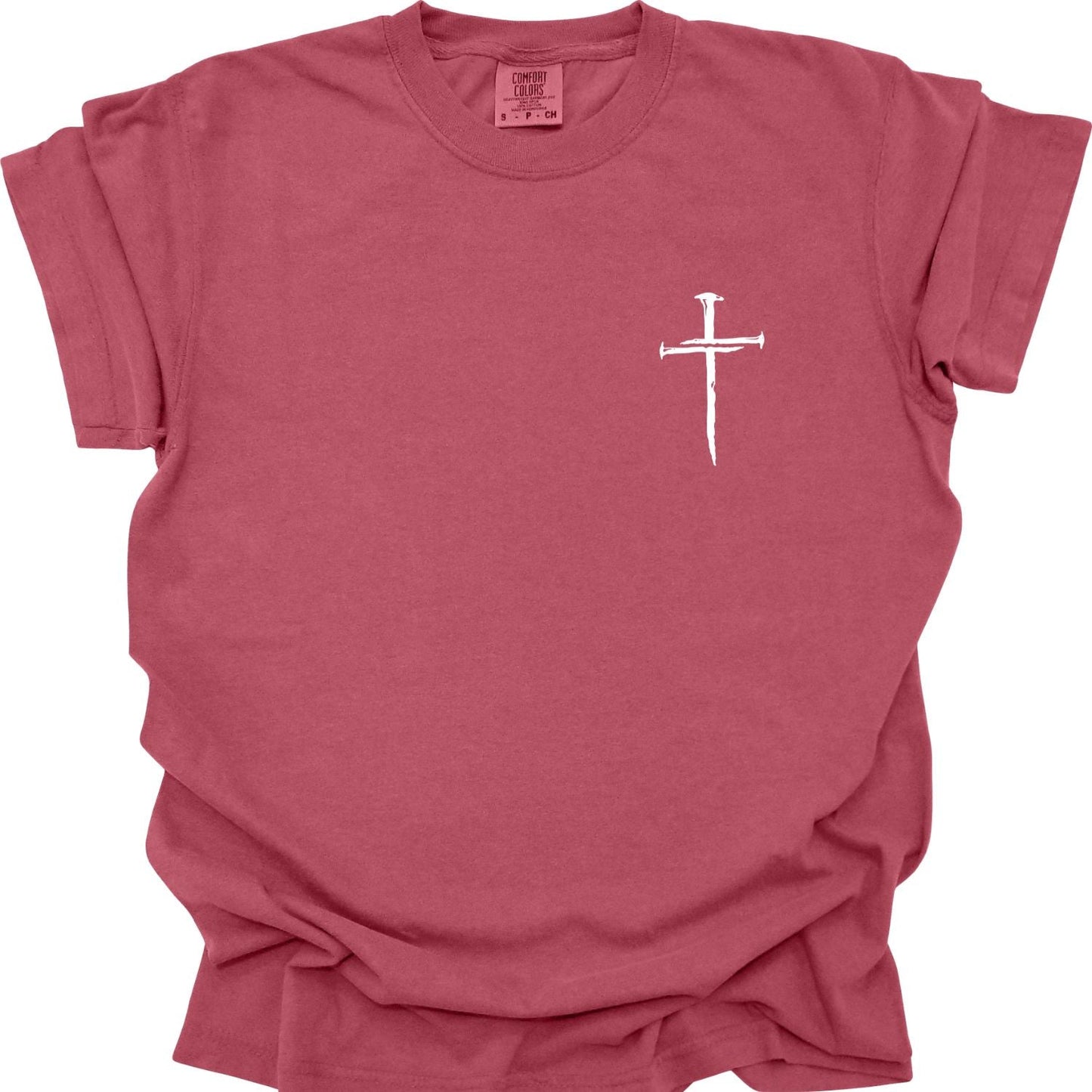 Three Nail Cross Women's Christian T Shirt (Multiple Colors) - Hollow Point Society - T-Shirt