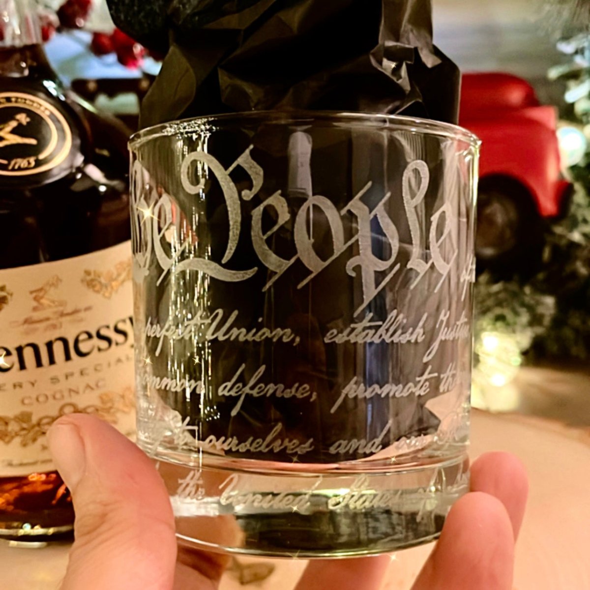 We The People Whiskey Glass - Hollow Point Society - Whiskey Glass