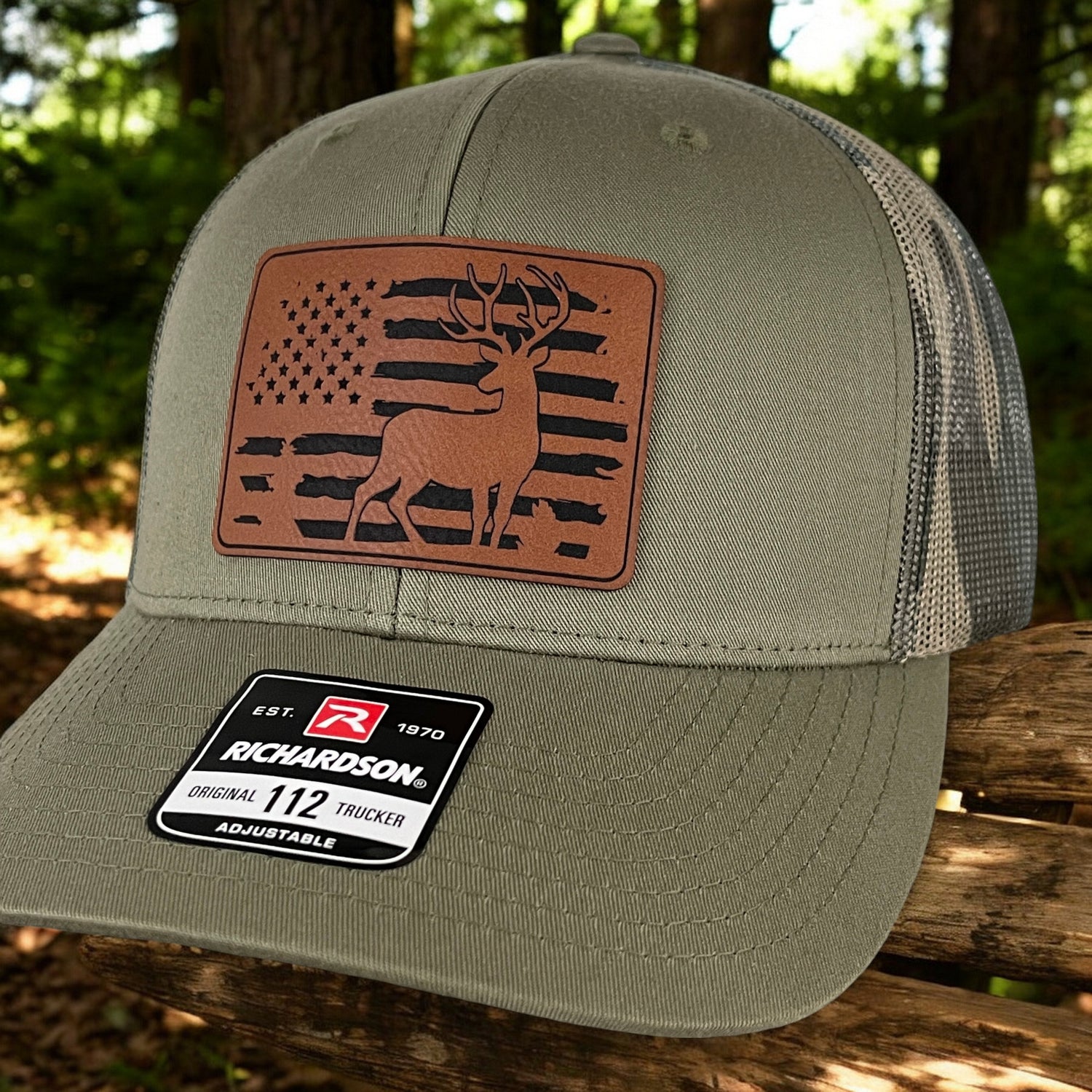 HUNTING AND FISHING OUTDOORSMAN RICHARDSON 112 TRUCKER HATS - Hollow Point Society