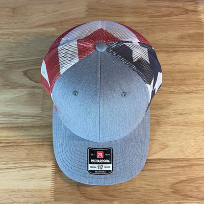 250th Anniversary America 1776 Eagle Patriotic USA Leather Patch Hat - Hollow Point Society - Patch Hat