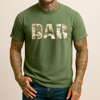 Dad 2A Camo Men's Patriotic T Shirt