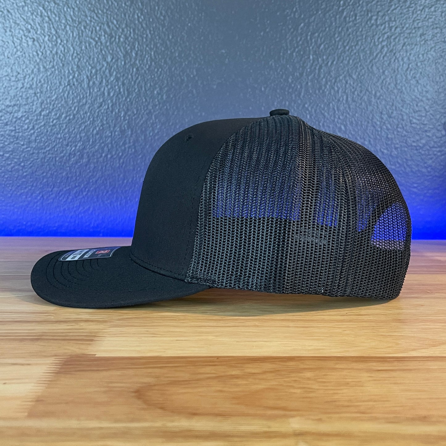 She Calls Me Daddy Funny Leather Patch Hat Black