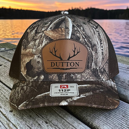 Personalized Deer Antler Monogram RealTree™ Camo Richardson 112 Hat