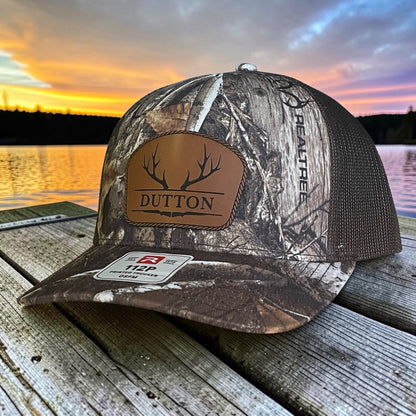 Personalized Deer Antler Monogram RealTree™ Camo Richardson 112 Hat