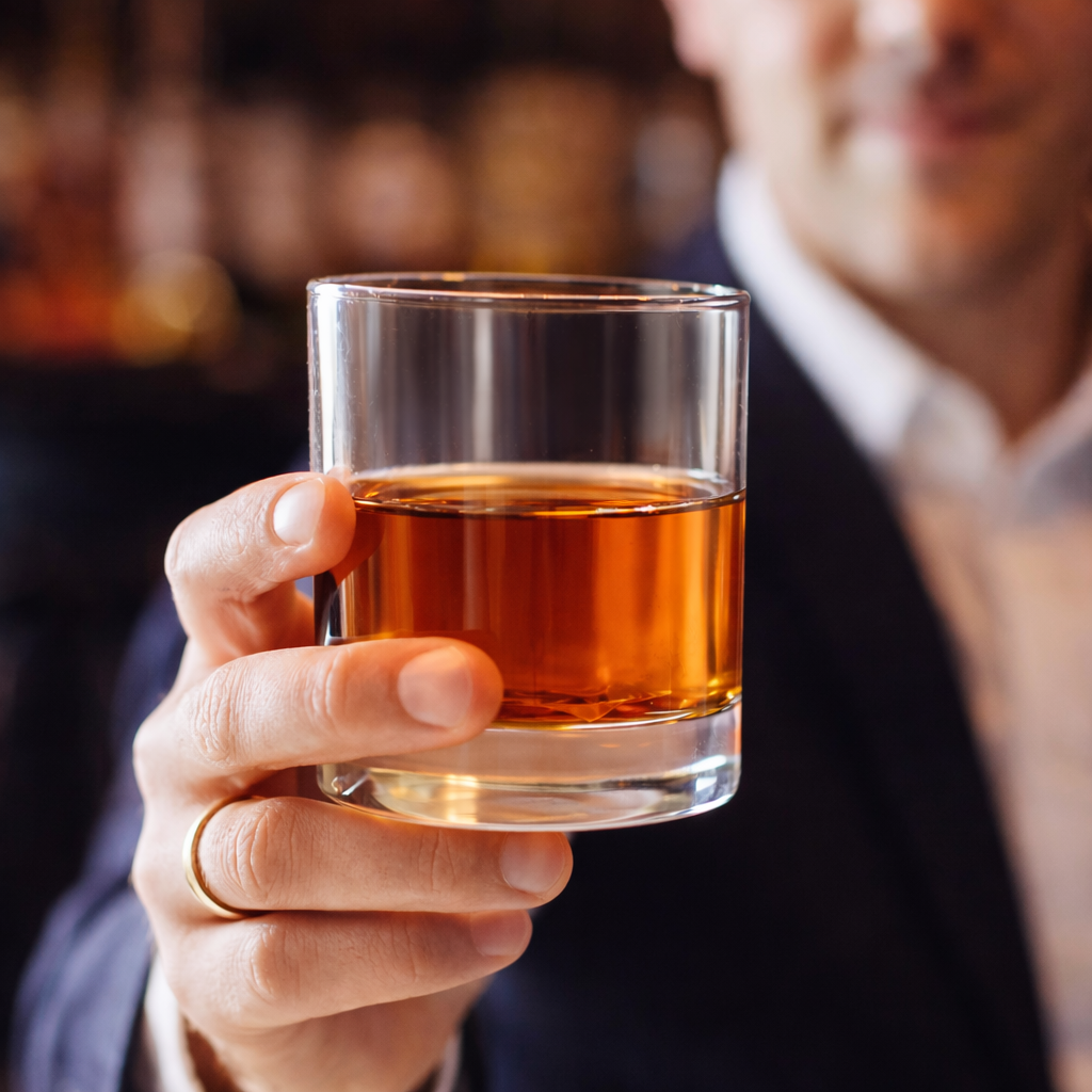 Engraved Whiskey Glass 'I Promise to Always Be By Your Side' Personalized Bottom Message Funny Rocks Glass