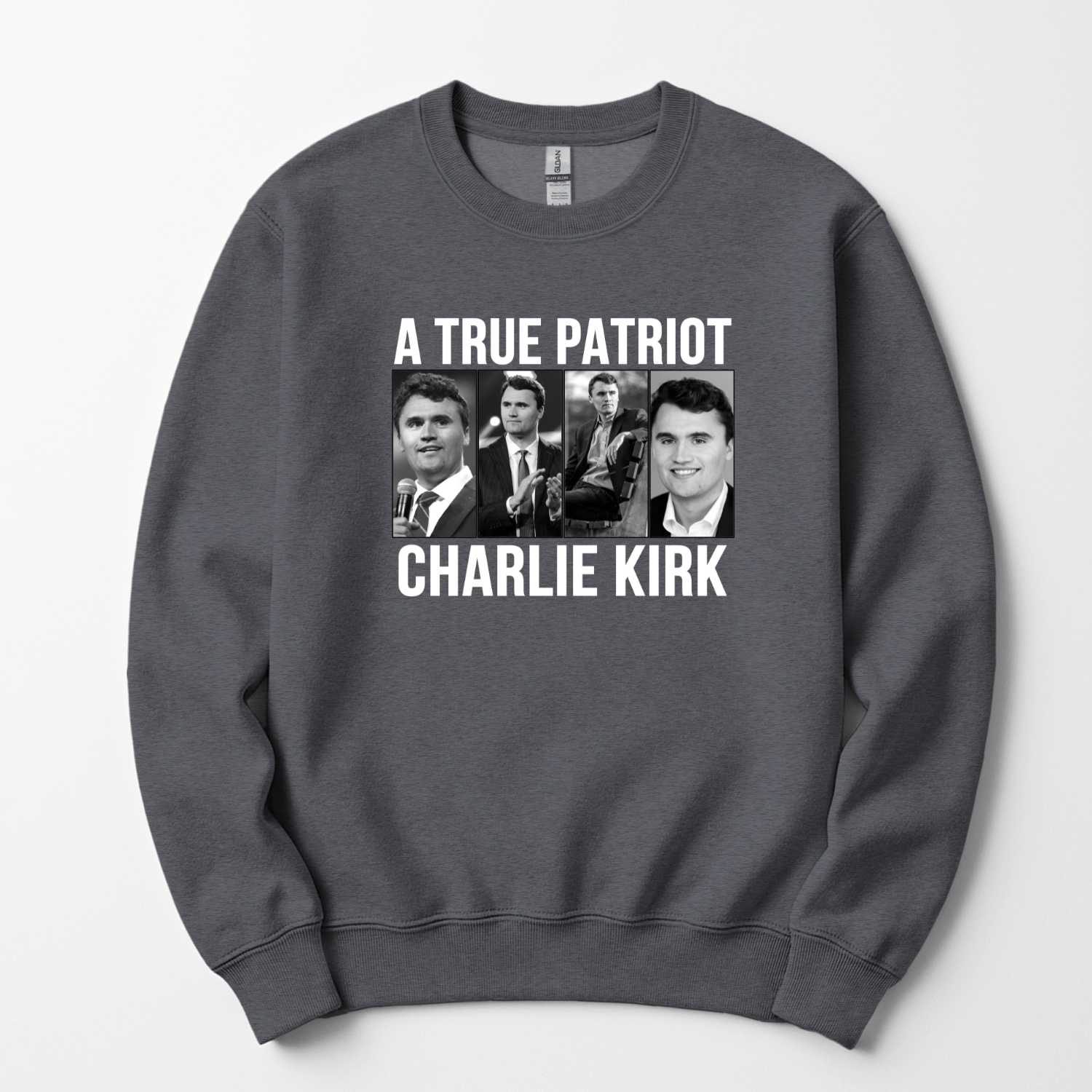 A True Patriot Charlie Kirk Unisex Sweatshirt - Hollow Point Society - Sweater