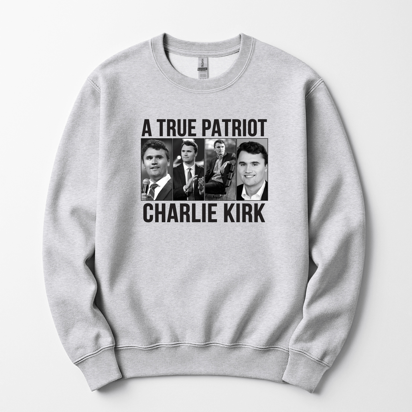 A True Patriot Charlie Kirk Unisex Sweatshirt - Hollow Point Society - Sweater