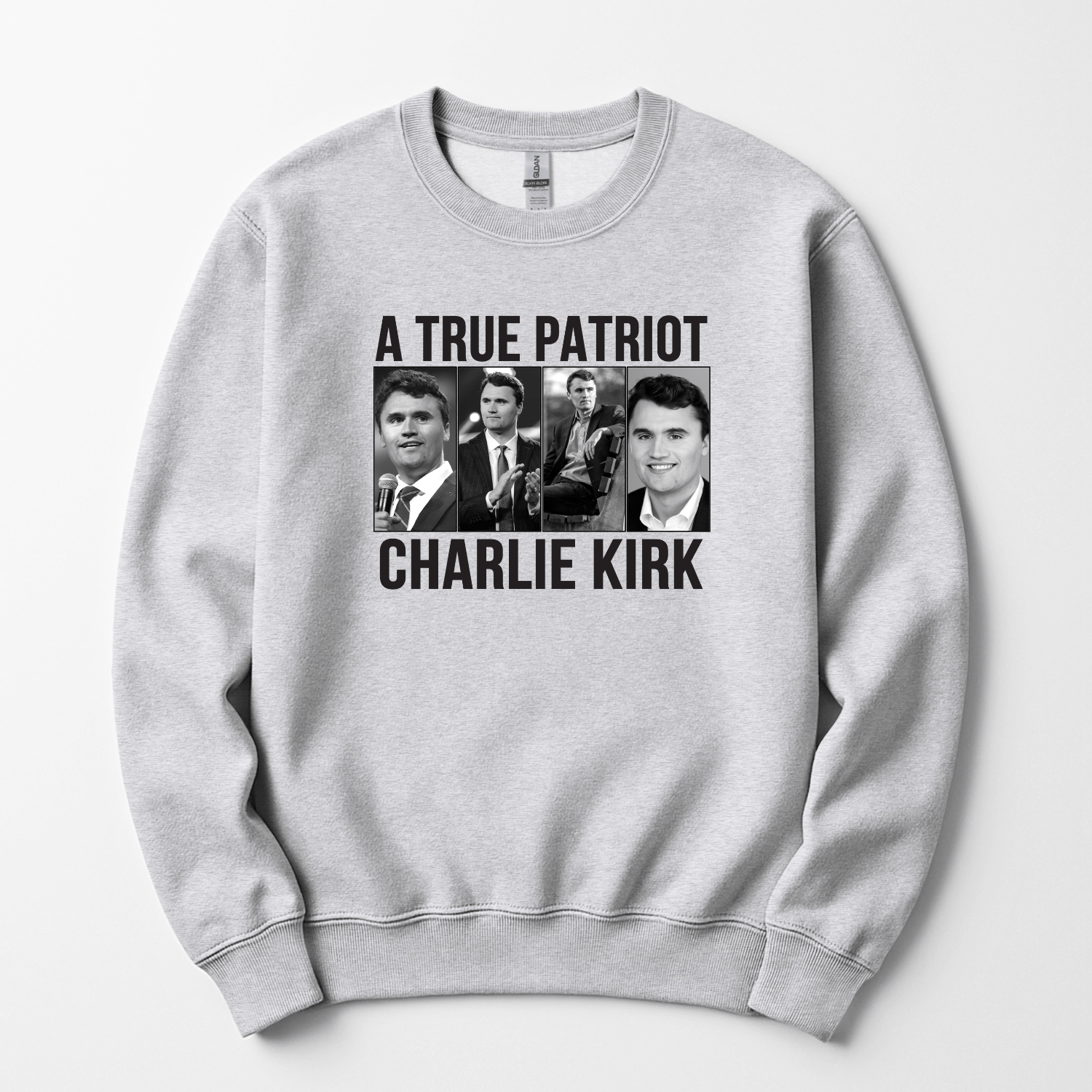 A True Patriot Charlie Kirk Unisex Sweatshirt - Hollow Point Society - Sweater
