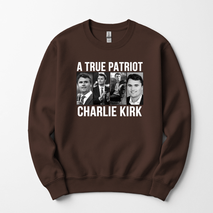 A True Patriot Charlie Kirk Unisex Sweatshirt - Hollow Point Society - Sweater