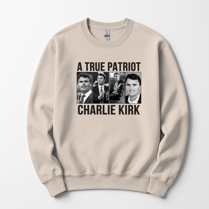 A True Patriot Charlie Kirk Unisex Sweatshirt - Hollow Point Society - Sweater