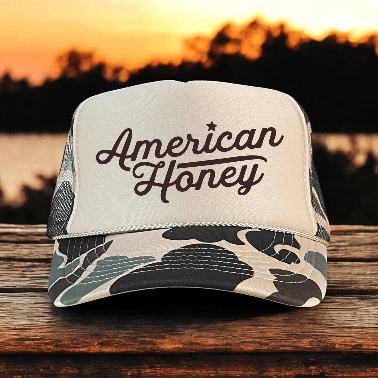American Honey Summer Country Classic Foam Trucker Hat - Hollow Point Society - Trucker Hat