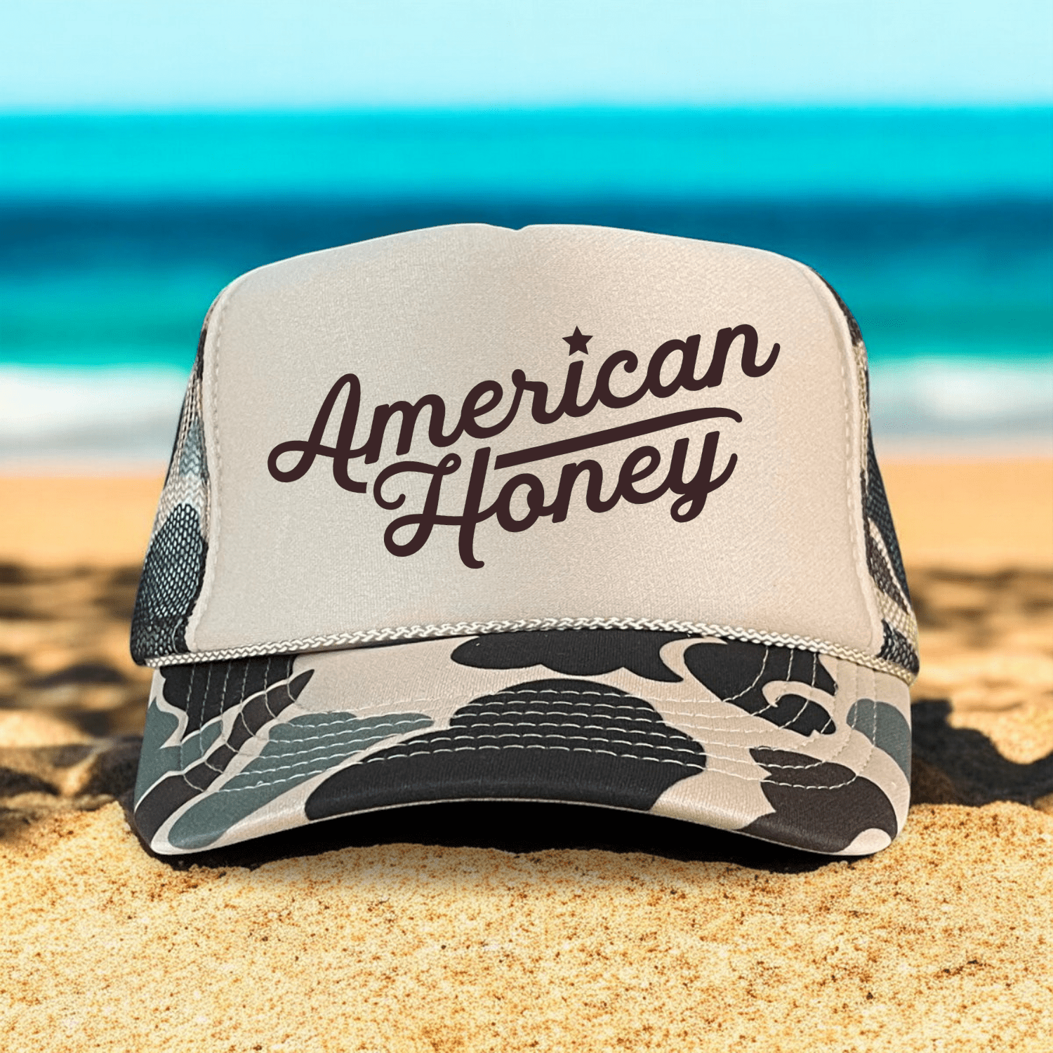 American Honey Summer Country Classic Foam Trucker Hat - Hollow Point Society - Trucker Hat
