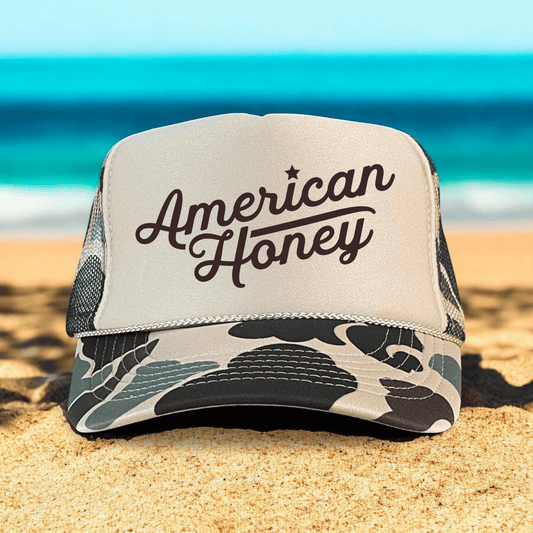 American Honey Summer Country Classic Foam Trucker Hat - Hollow Point Society - Trucker Hat