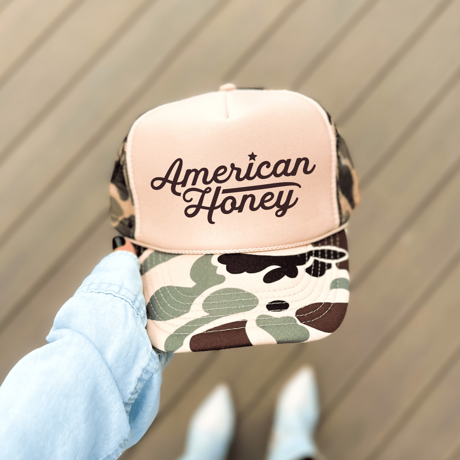 American Honey Summer Country Classic Foam Trucker Hat - Hollow Point Society - Trucker Hat