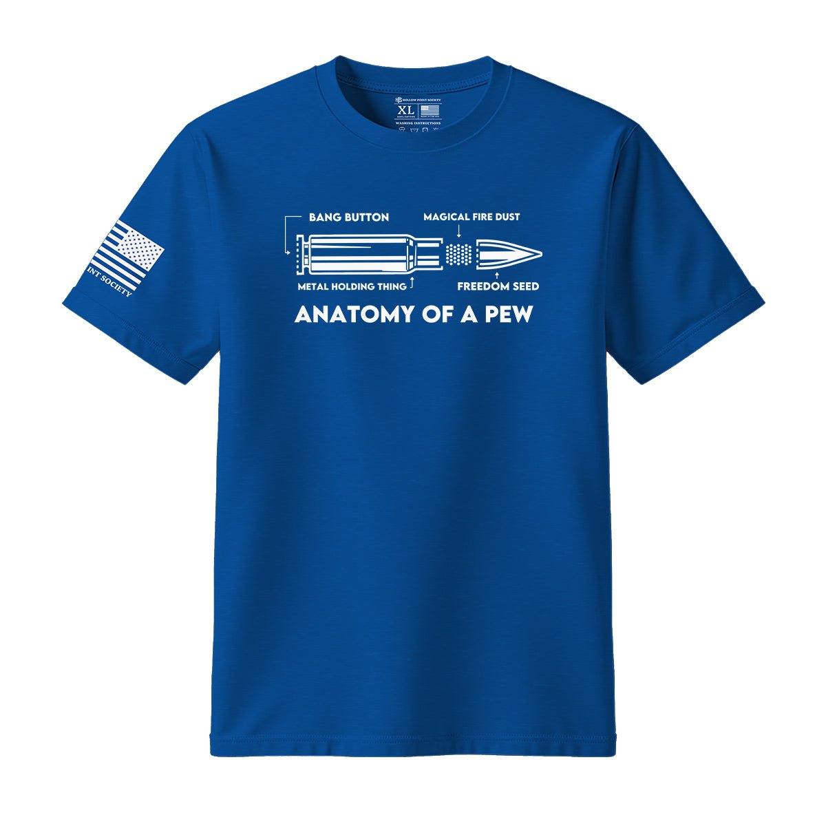 Anatomy Of A Pew T-Shirt - Hollow Point Society - T-Shirt
