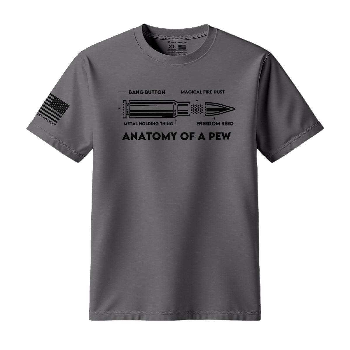 Anatomy Of A Pew T-Shirt - Hollow Point Society - T-Shirt