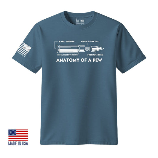 Anatomy Of A Pew T-Shirt - Hollow Point Society - T-Shirt