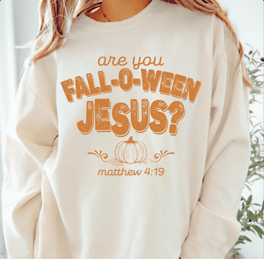 Are You Fall - O - Ween Jesus Sweatshirt Christian Fall Sweater - Hollow Point Society - Sweater