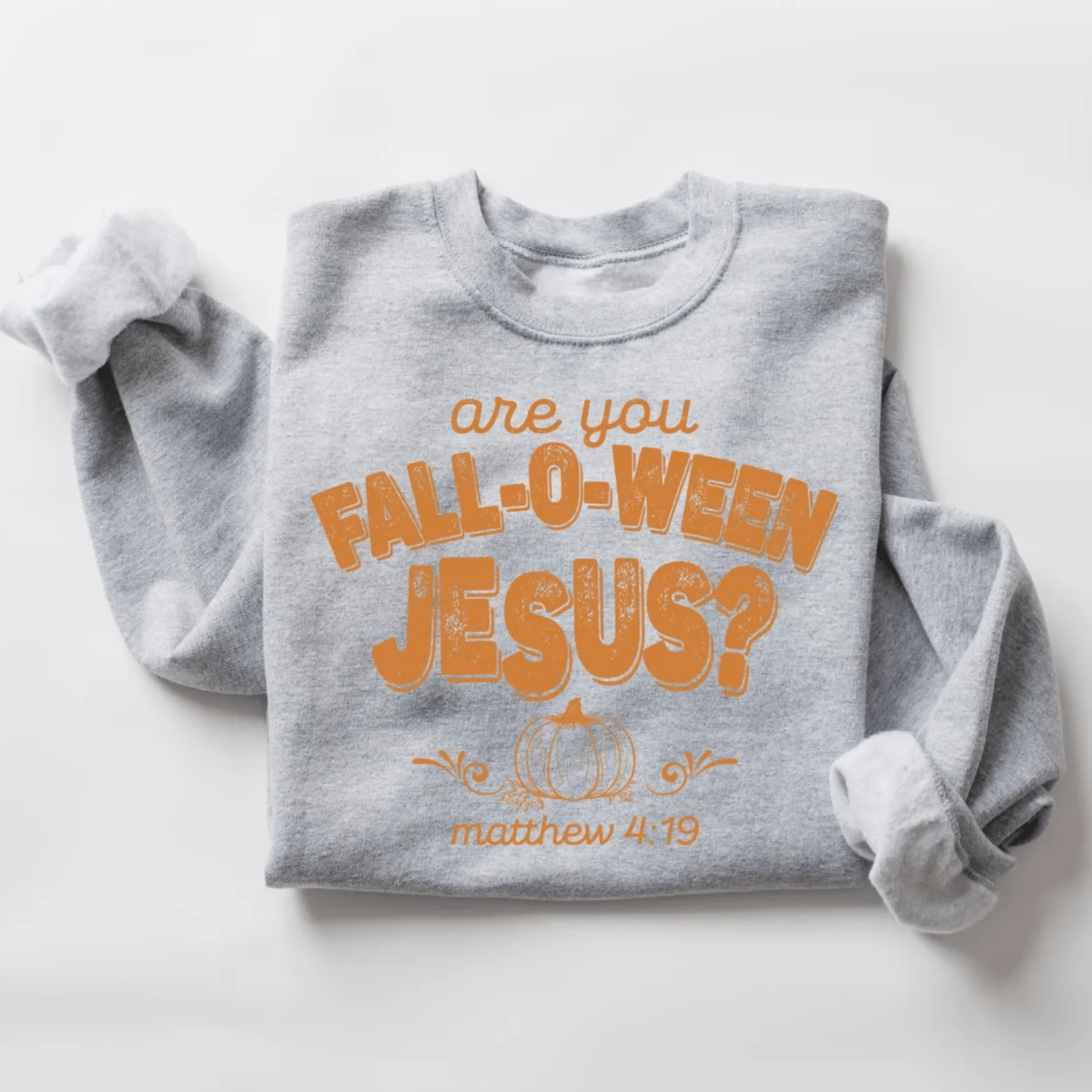 Are You Fall - O - Ween Jesus Sweatshirt Christian Fall Sweater - Hollow Point Society - Sweater