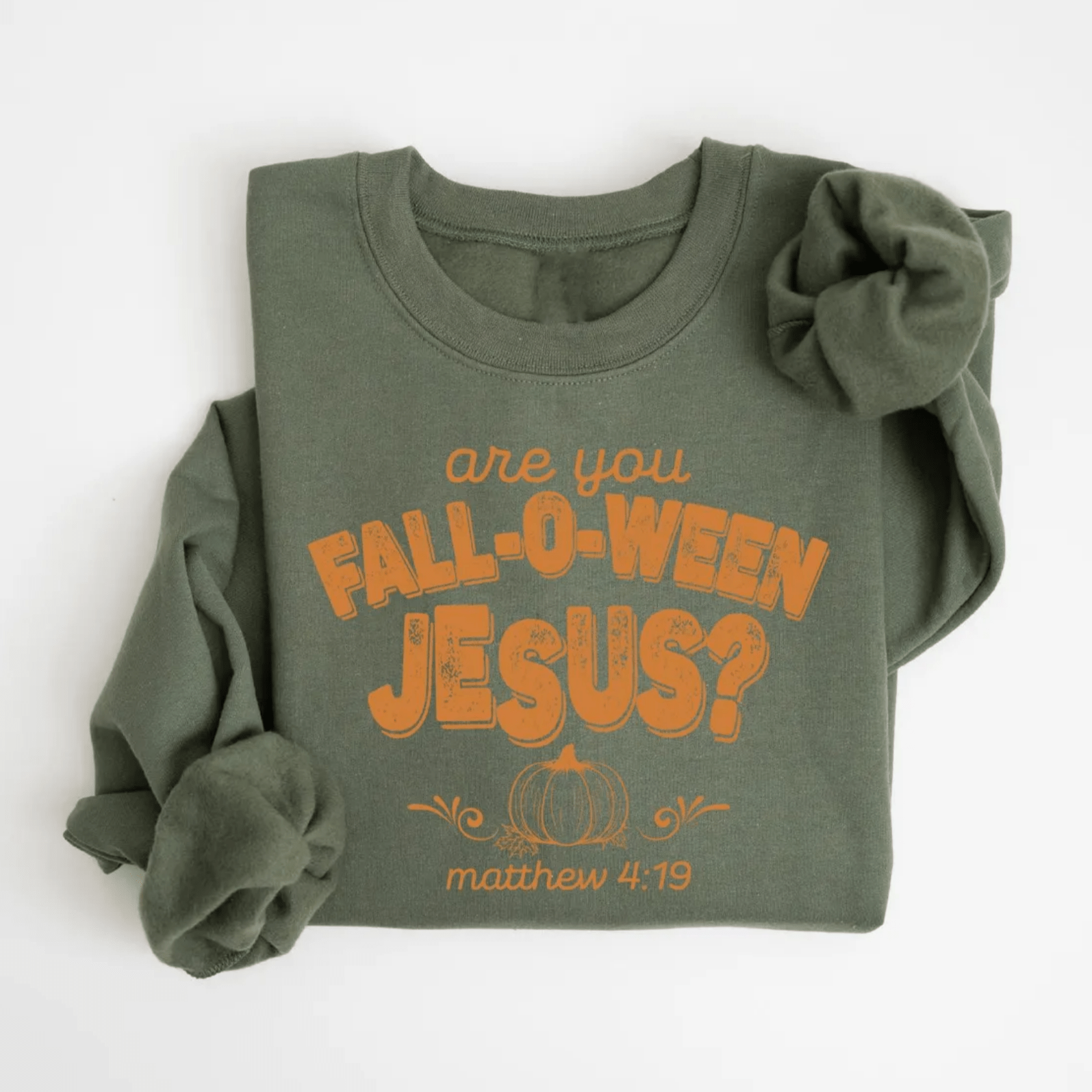Are You Fall - O - Ween Jesus Sweatshirt Christian Fall Sweater - Hollow Point Society - Sweater
