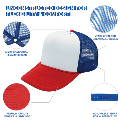 Bad Day To Be A Hot Dog Funny Independence Day Summer Classic Foam Trucker Hat - Hollow Point Society - Trucker Hat