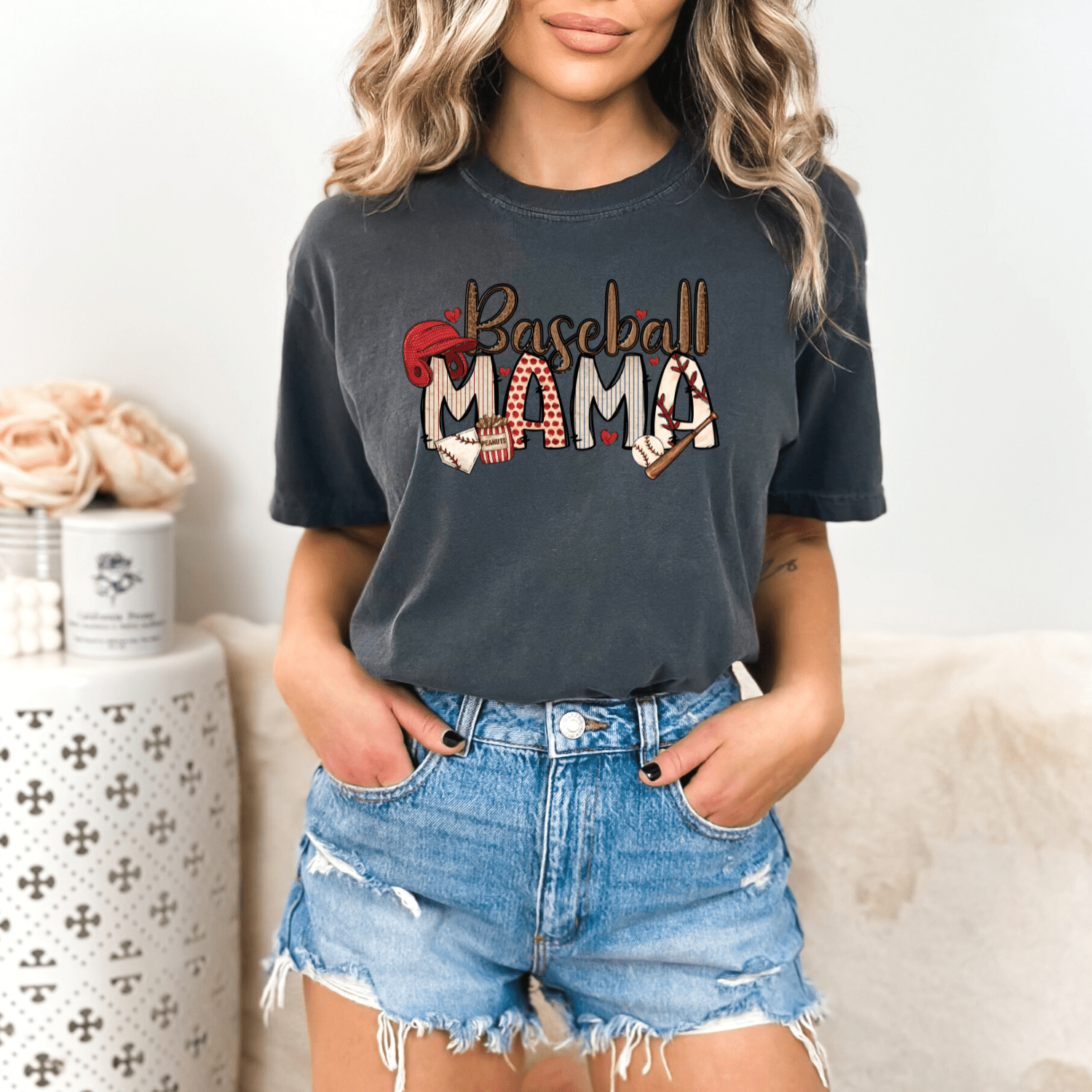 Baseball Mama Game Day T-Shirt - Hollow Point Society - T-Shirt