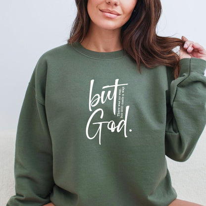 'But God' Faith - Inspired Sweatshirt Women's Christian Sweater (4 colors) - Hollow Point Society - Sweater