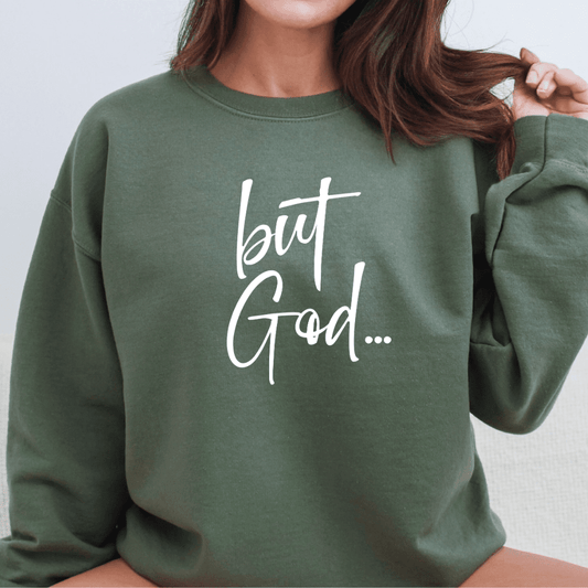 But God... Women's Christian Faith Sweater - Hollow Point Society - Sweater