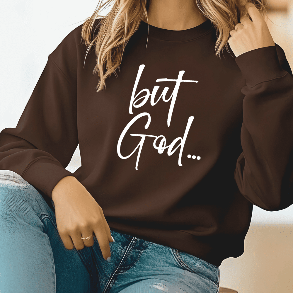 But God... Women's Christian Faith Sweater - Hollow Point Society - Sweater