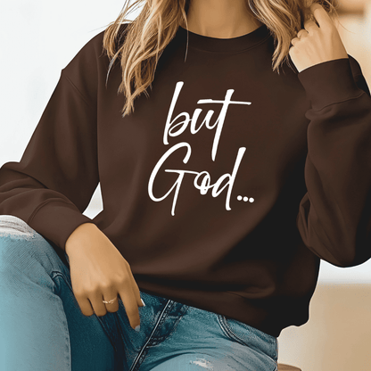 But God... Women's Christian Faith Sweater - Hollow Point Society - Sweater