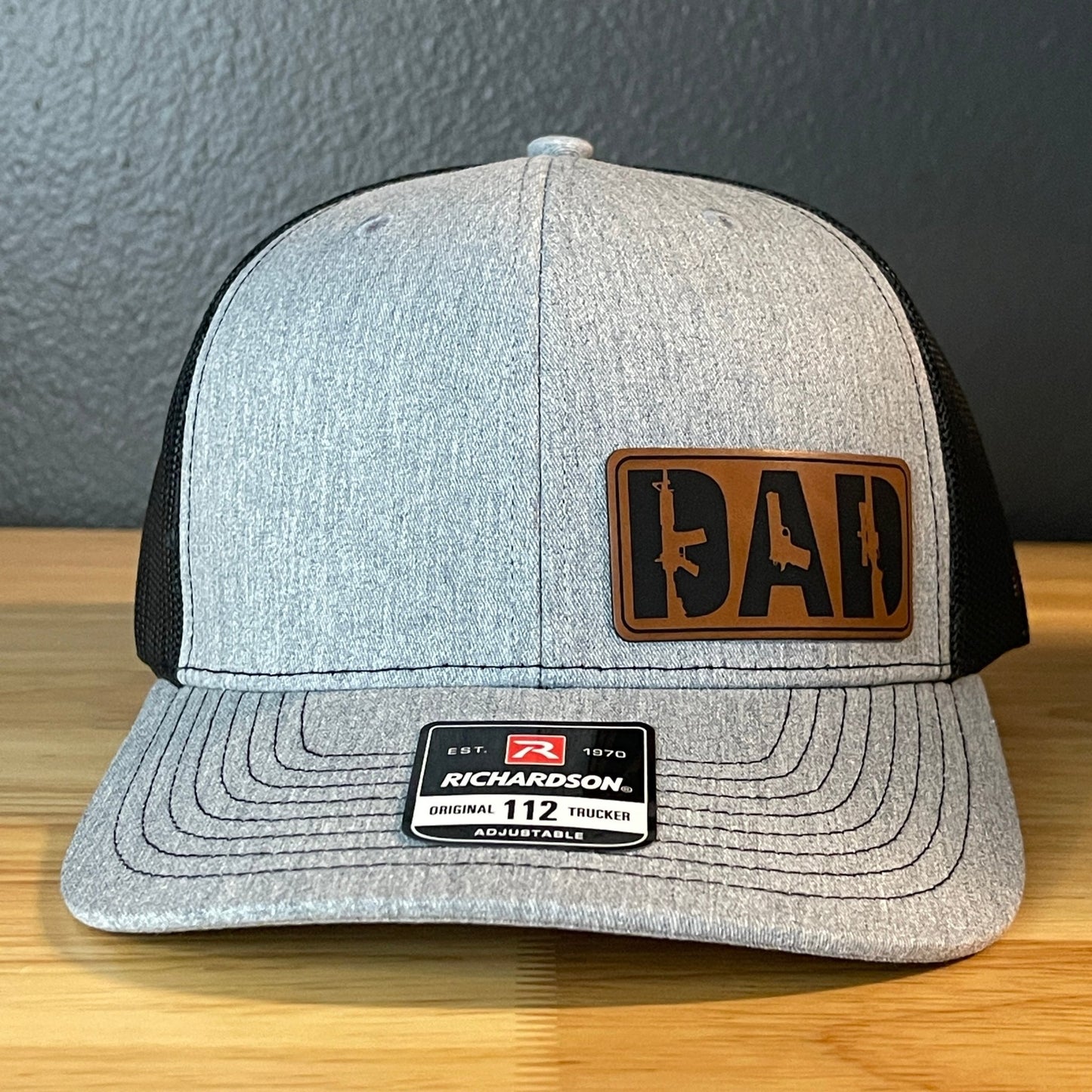 DAD 2A 2nd Amendment Side Leather Patch Hat - Hollow Point Society - Patch Hat