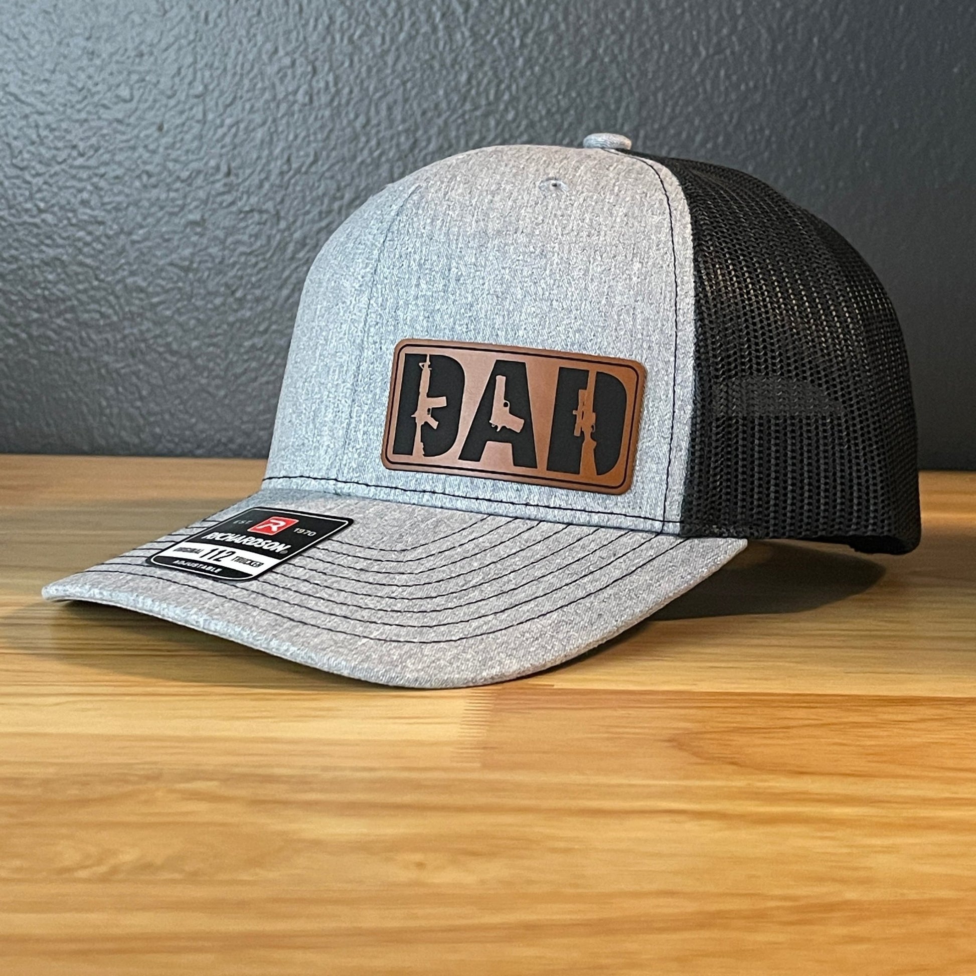 DAD 2A 2nd Amendment Side Leather Patch Hat - Hollow Point Society - Patch Hat