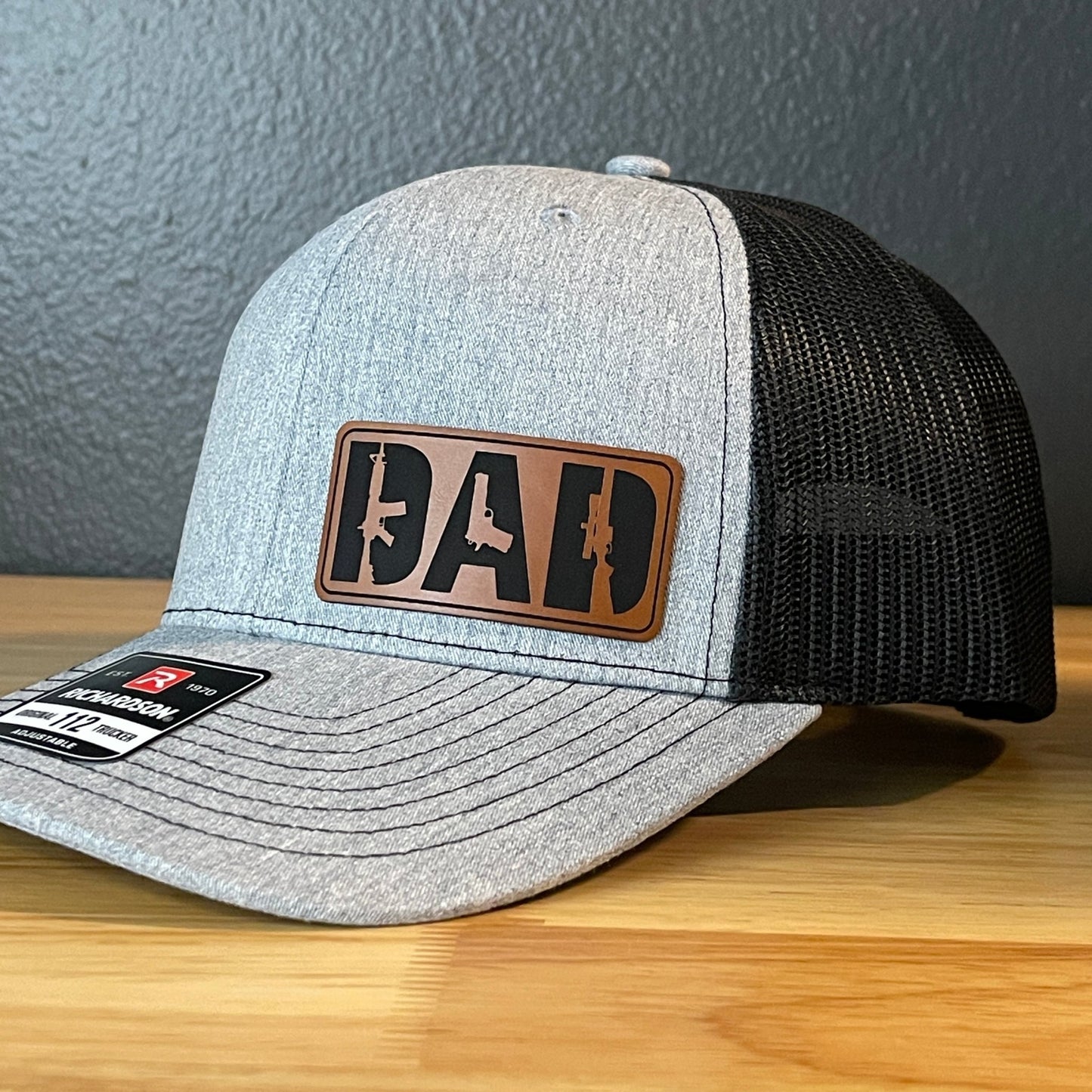 DAD 2A 2nd Amendment Side Leather Patch Hat - Hollow Point Society - Patch Hat