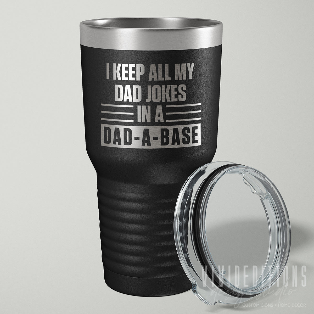 Dad A Base Jokes Laser Engraved Father's Day Tumbler - 30oz - Hollow Point Society - Tumblers