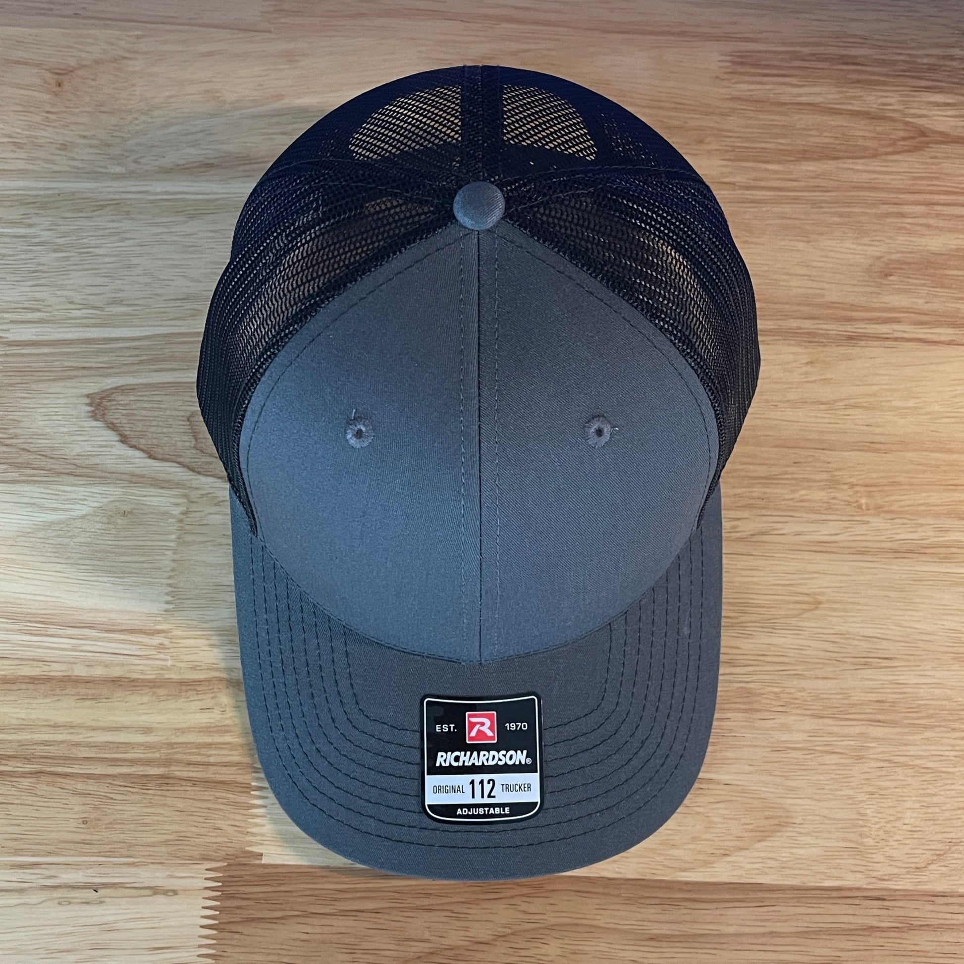 DAD American Flag Patriotic Side Leather Patch Hat Charcoal/Black - Hollow Point Society - Patch Hat