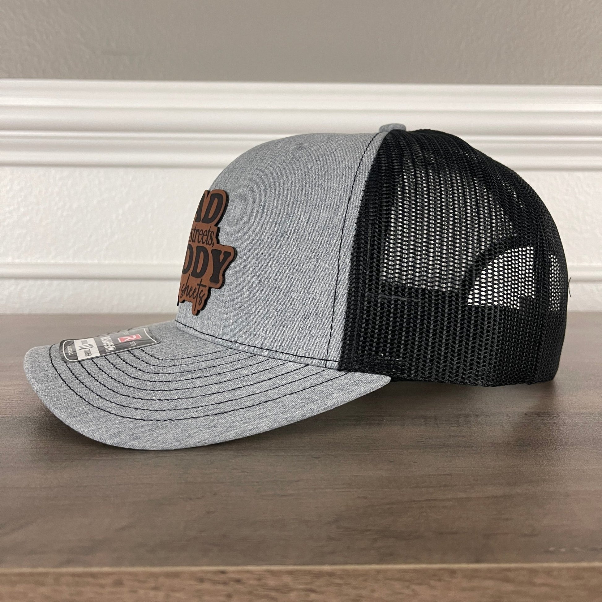 Dad in the Streets, Daddy in the Sheets Leather Patch Hat - Hollow Point Society - Patch Hat