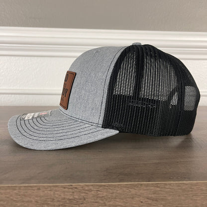 Dad in the Streets, Daddy in the Sheets Rectangular Leather Patch Hat - Hollow Point Society - Patch Hat